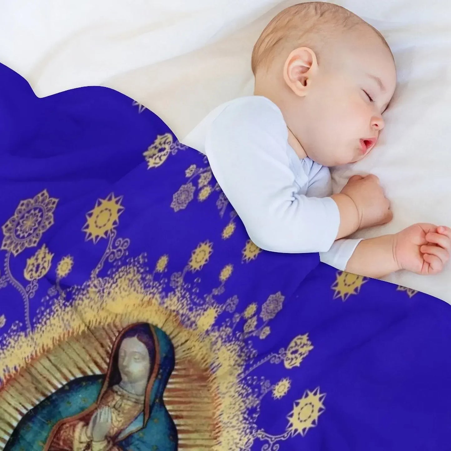 Our Lady of Guadalupe Mexican Weighted Blanket