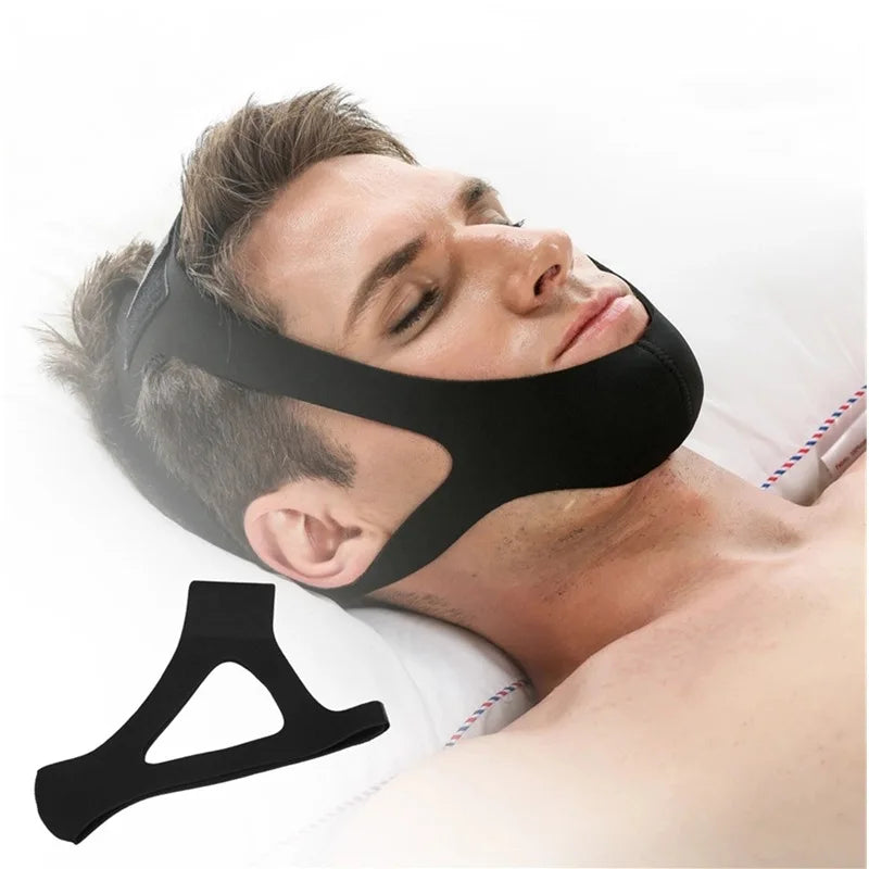 Anti Snore Stop Snoring Chin Strap Belt Anti Apnea Jaw Solution Sleep