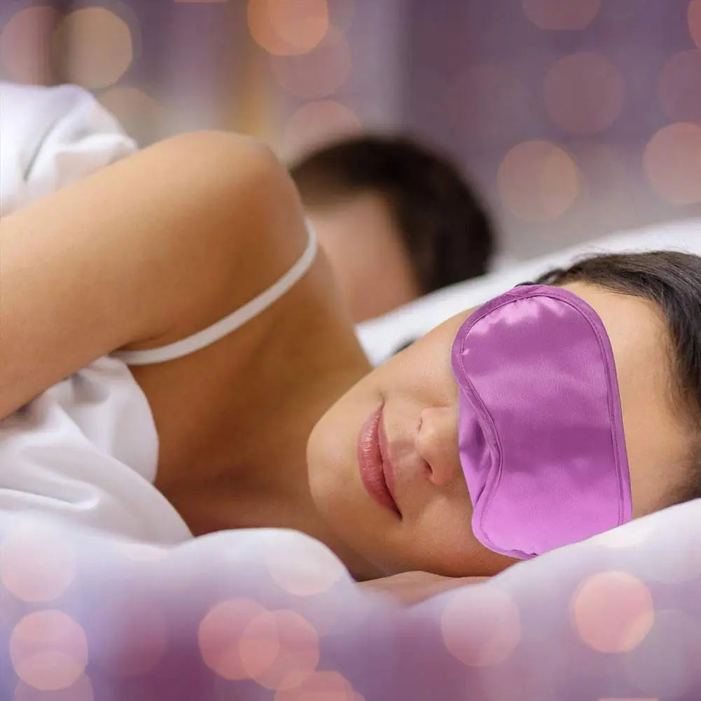 Imitated Silk Eye Patch Shading Sleep Eye Mask