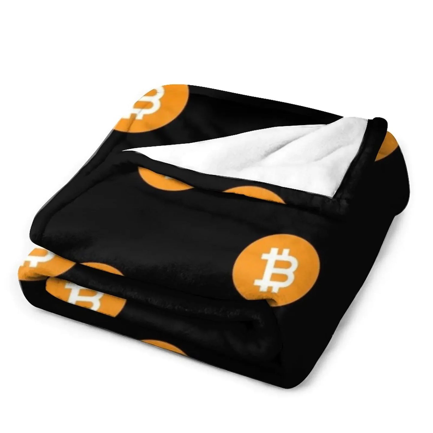 Bitcoin Plaid Weighted Blanket Hairy Blankets