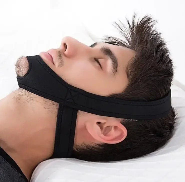 Anti Snore Stop Snoring Chin Strap Belt Anti Apnea Jaw Solution Sleep