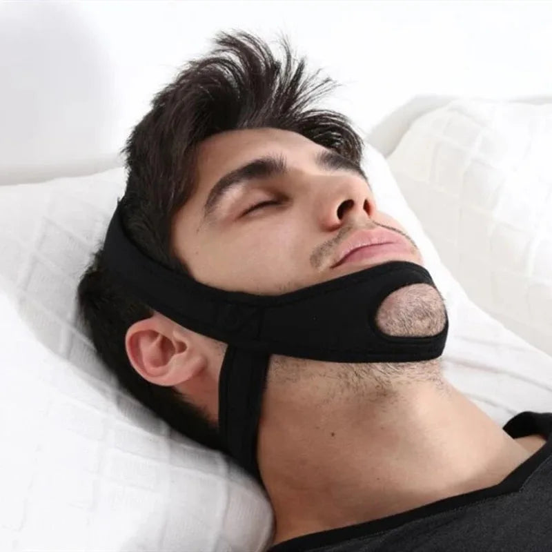 Anti Snore Stop Snoring Chin Strap Belt Anti Apnea Jaw Solution Sleep