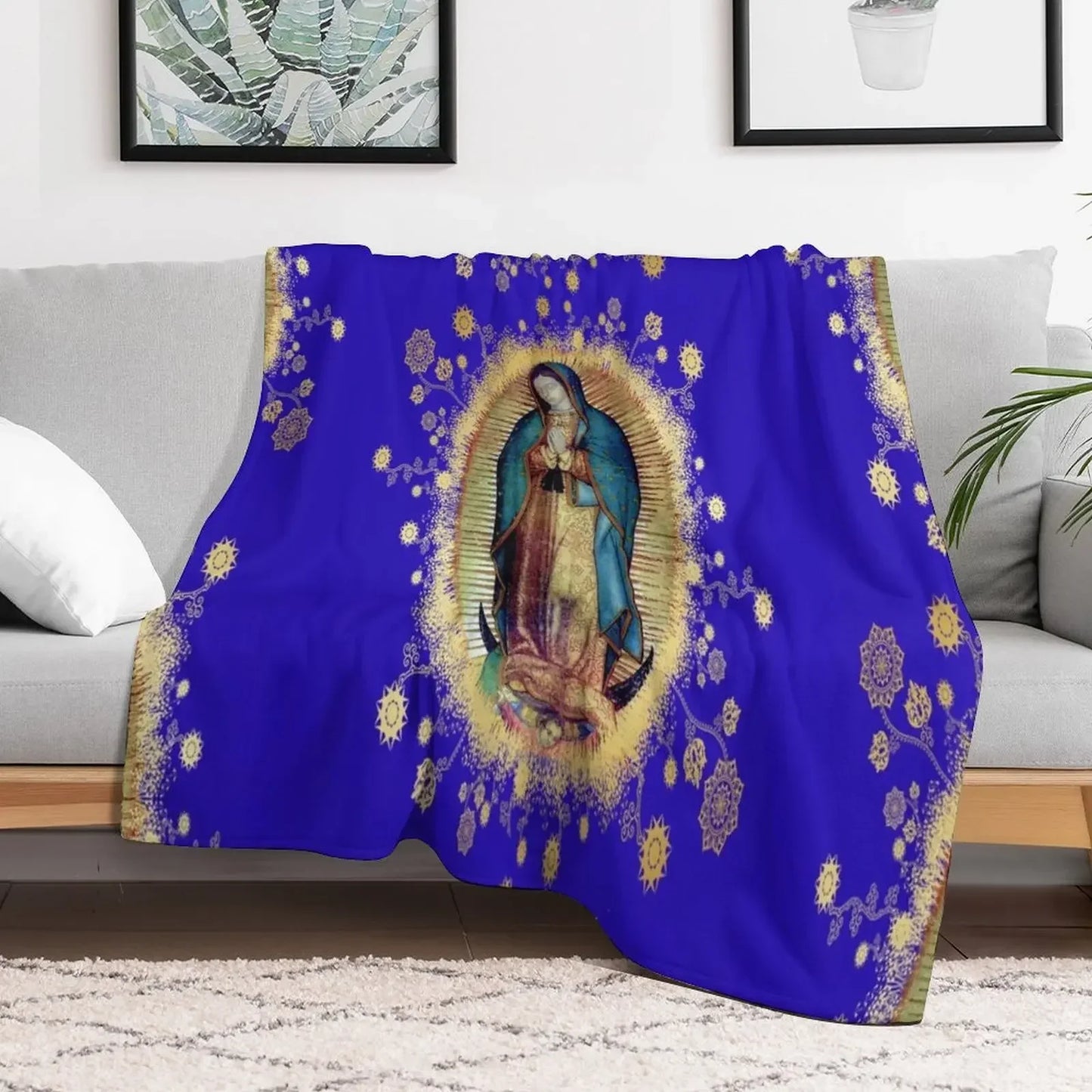 Our Lady of Guadalupe Mexican Weighted Blanket