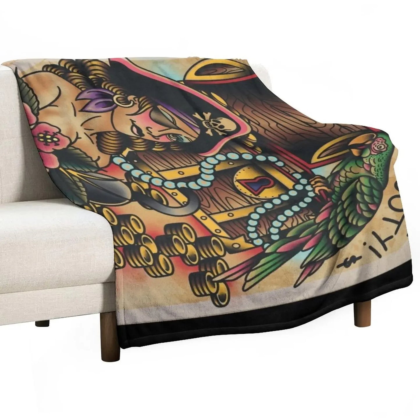 Pirate Throw Weighted Blanket