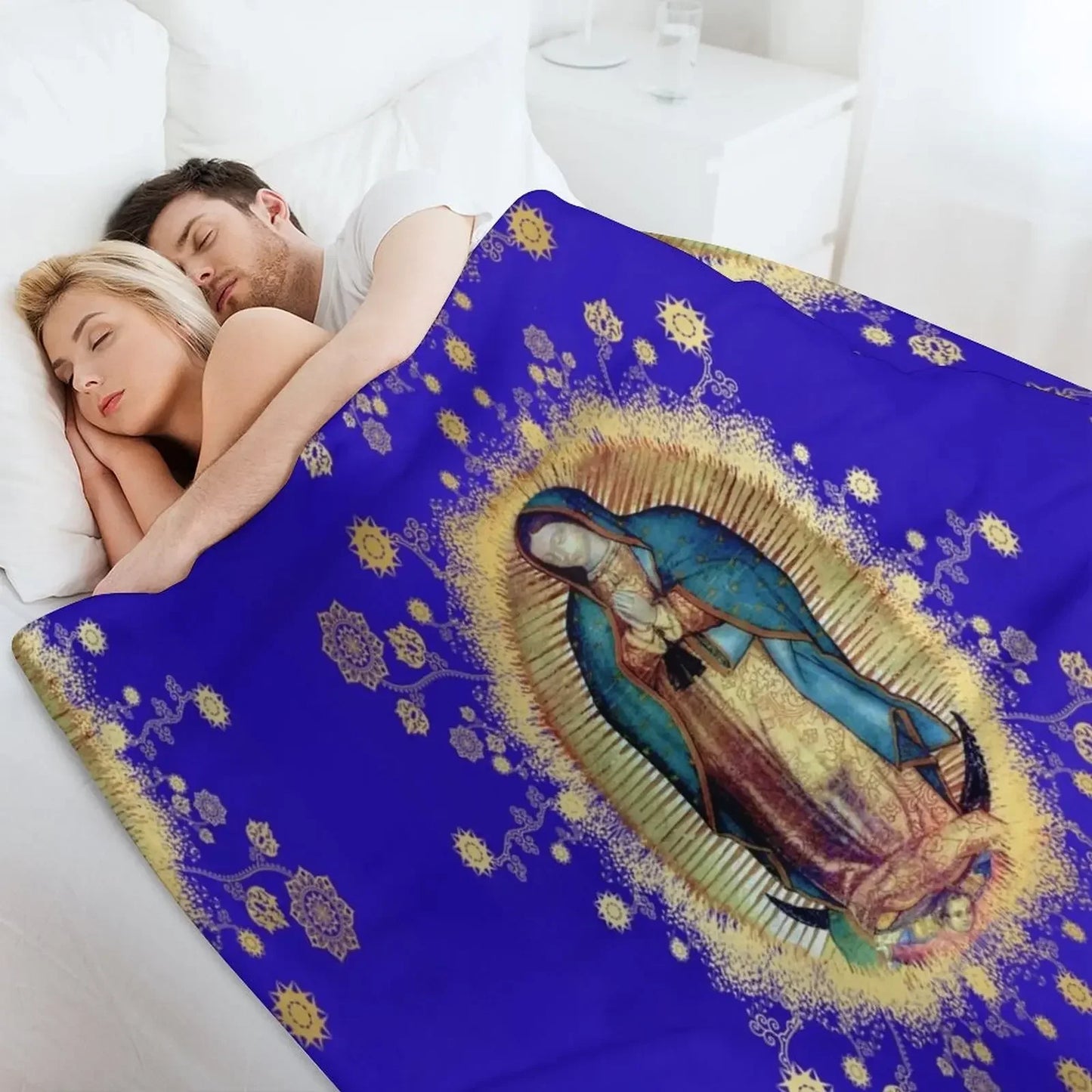 Our Lady of Guadalupe Mexican Weighted Blanket